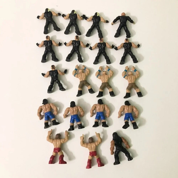 WWE Mighty Minis Wrestling Mini Figures Lot of 19 John Cena Seth Rollins - Picture 2 of 16